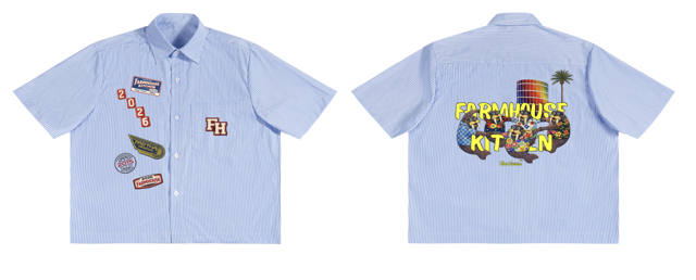 Coachella Shirt (White/Blue).